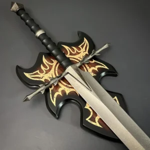 Ringwraith Sword of Nazgul Stainless Steel Hobbit Movie Cosplay Medieval Fantasy