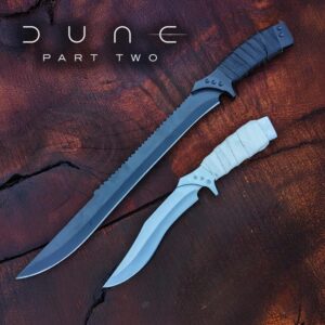 Dune 2 Feyd Rautha Knife Set: Handmade Carbon Steel Replica