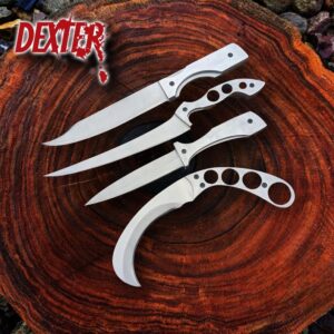 Dexter Morgan Knife Set: Stainless Steel Movie Replica Knives
