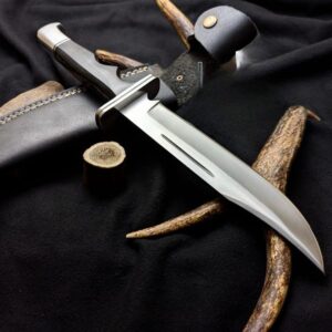 Scream Ghostface Knife Replica: Bloody Buck 120 Stainless Steel Hunting Knife