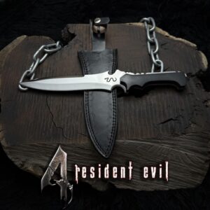 Resident Evil 4 Jack Krauser Knife Replica: D2 Steel Blade, Micarta Handle