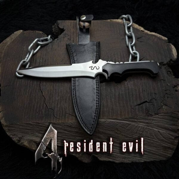 Resident Evil 4 Jack Krauser Knife Replica: D2 Steel Blade, Micarta Handle