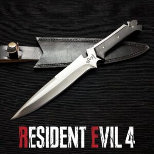 Resident Evil 4 Jack Krauser Replica Knife with Leather Sheath |