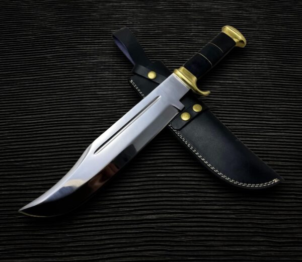 Handmade Premium Crocodile Dundee Replica Bowie Knife with Leather Sheath | Famous Movie Replica Knife | Gift for Him | Birthday Gift